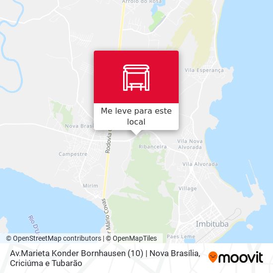 Av.Marieta Konder Bornhausen (10) | Nova Brasília mapa