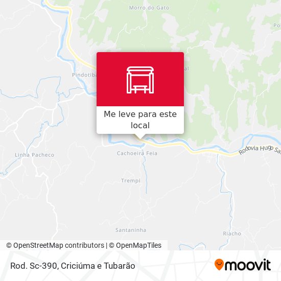 Rod. Sc-390 mapa