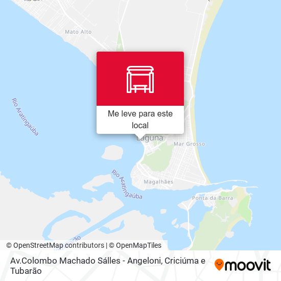 Av.Colombo Machado Sálles - Angeloni mapa