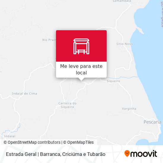 Estrada Geral | Barranca mapa
