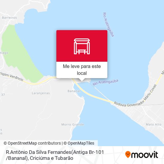 R.Antônio Da Silva Fernandes(Antiga Br-101 /Bananal) mapa