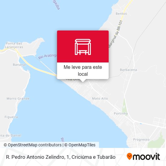 R. Pedro Antonio Zelindro, 1 mapa