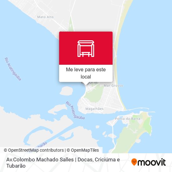 Av.Colombo Machado Salles | Docas mapa