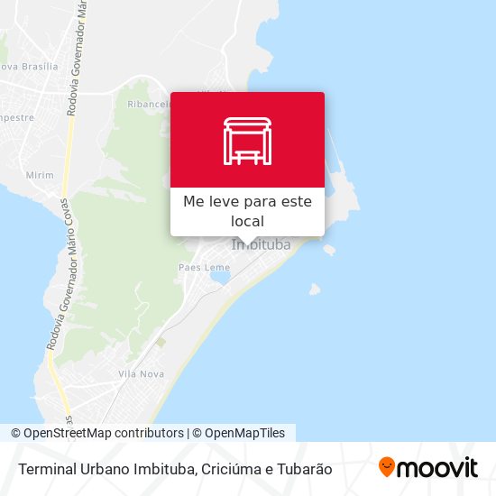 Terminal Urbano Imbituba mapa