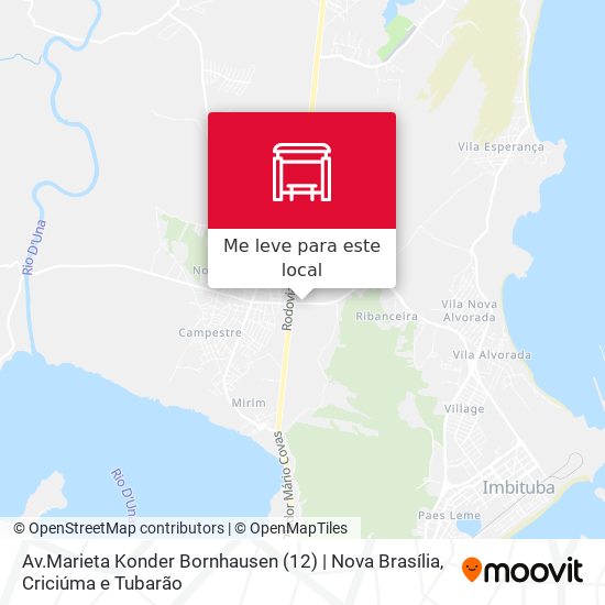 Av.Marieta Konder Bornhausen (12) | Nova Brasília mapa