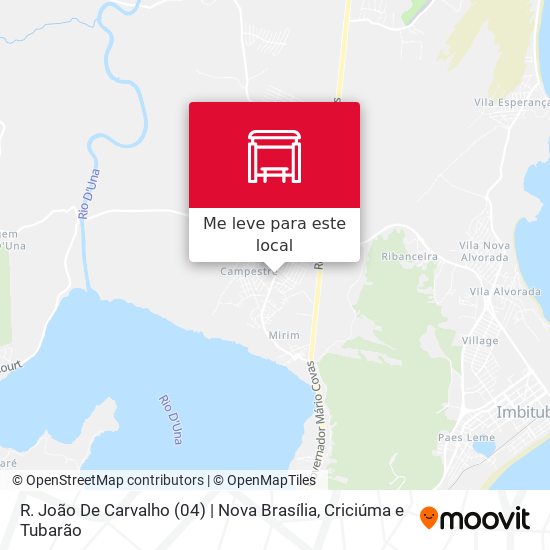 R. João De Carvalho (04) | Nova Brasília mapa