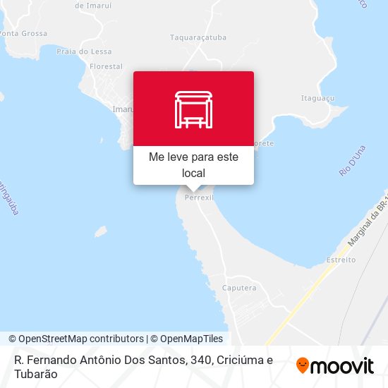 R. Fernando Antônio Dos Santos, 340 mapa