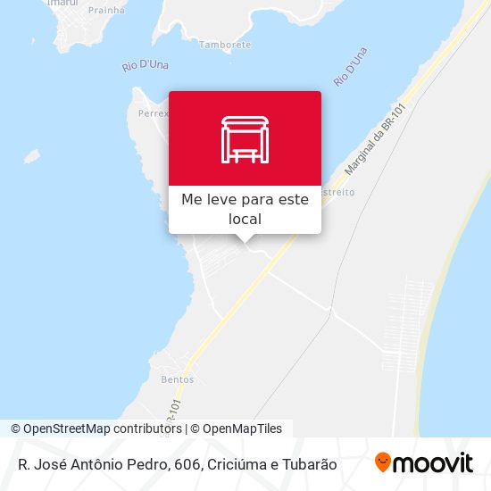 R. José Antônio Pedro, 606 mapa