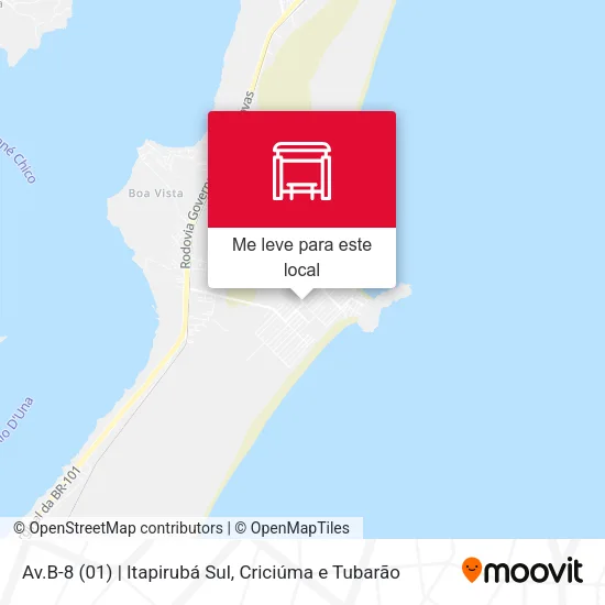 Av.B-8 (01) | Itapirubá Sul mapa