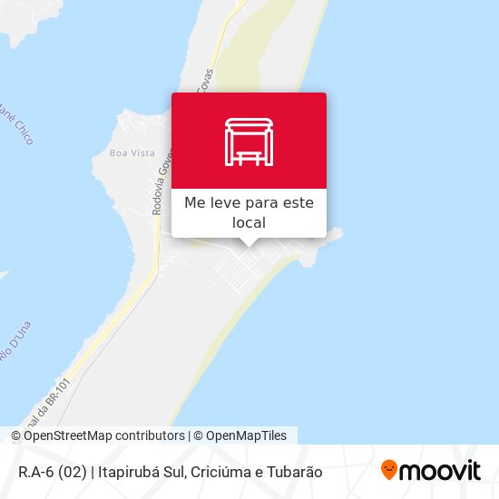 R.A-6 (02) | Itapirubá Sul mapa
