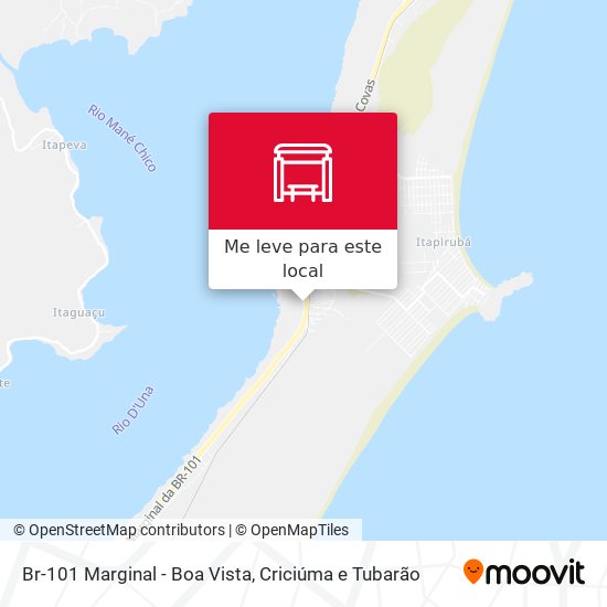 Br-101 Marginal - Boa Vista mapa