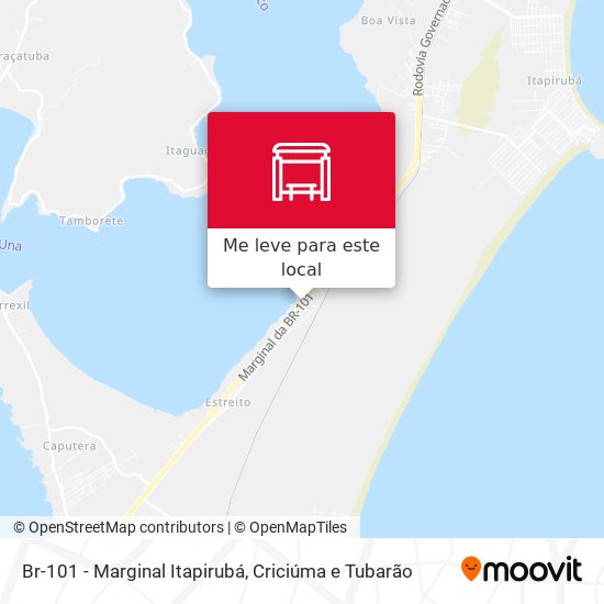 Br-101 - Marginal Itapirubá mapa