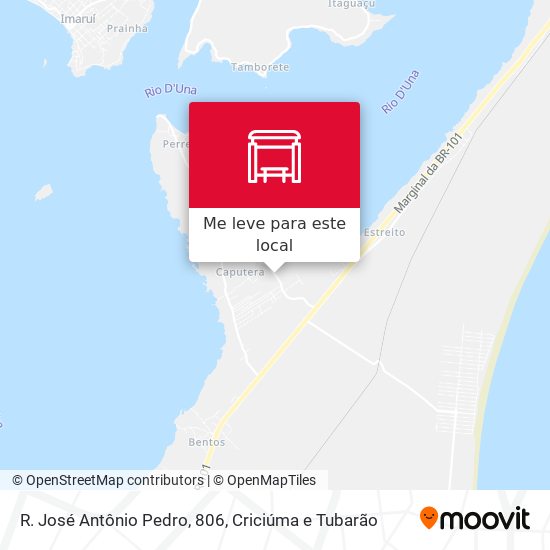 R. José Antônio Pedro, 806 mapa