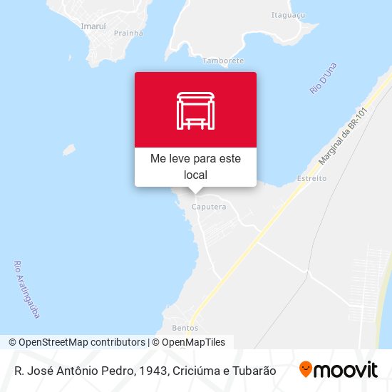 R. José Antônio Pedro, 1943 mapa
