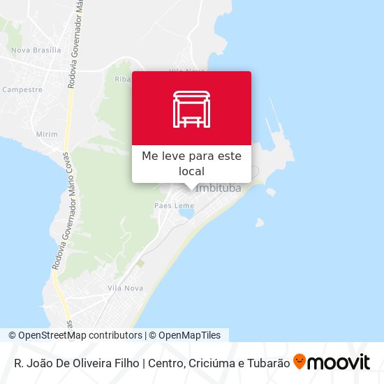 R. João De Oliveira Filho | Centro mapa