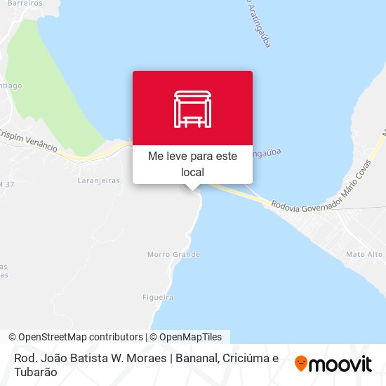 Rod. João Batista W. Moraes | Bananal mapa