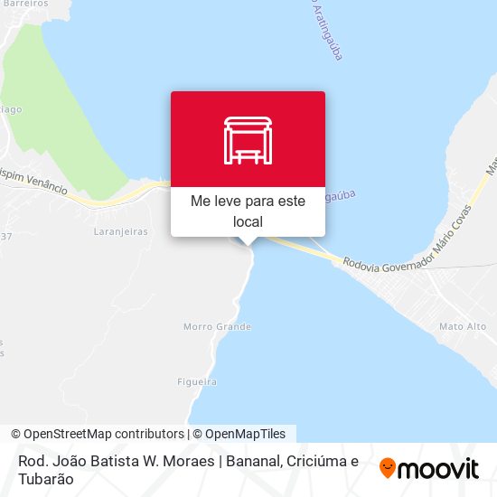 Rod. João Batista W. Moraes | Bananal mapa