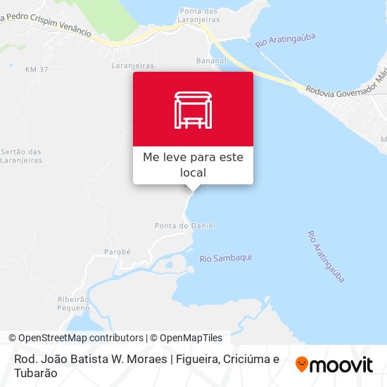 Rod. João Batista W. Moraes | Figueira mapa