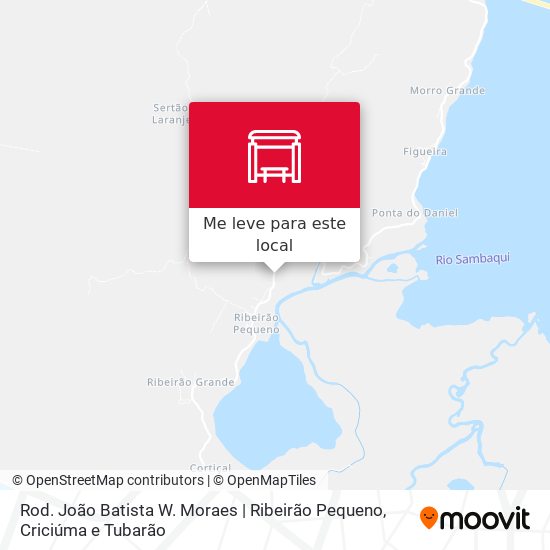 Rod. João Batista W. Moraes | Ribeirão Pequeno mapa