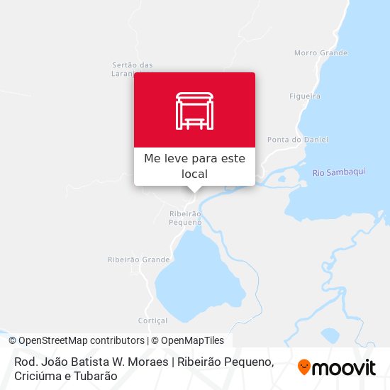 Rod. João Batista W. Moraes | Ribeirão Pequeno mapa