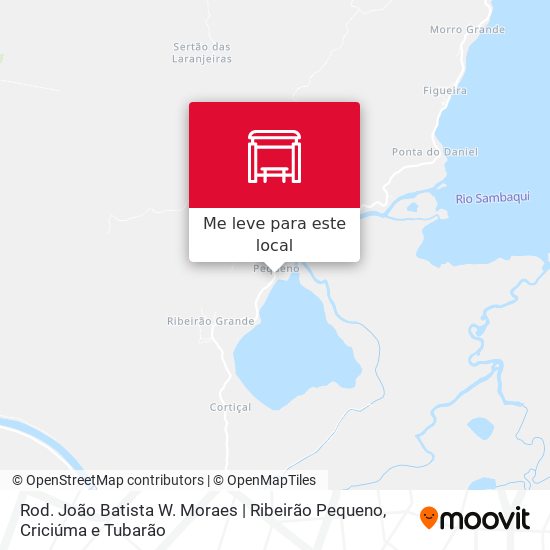 Rod. João Batista W. Moraes | Ribeirão Pequeno mapa