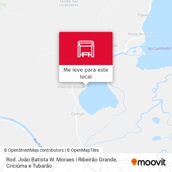Rod. João Batista W. Moraes | Ribeirão Grande mapa