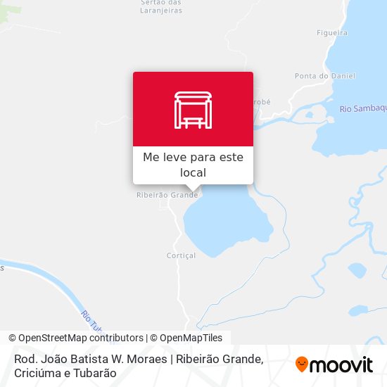 Rod. João Batista W. Moraes | Ribeirão Grande mapa