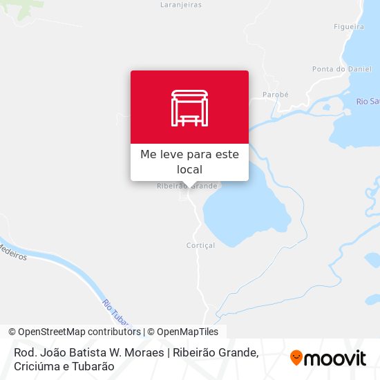 Rod. João Batista W. Moraes | Ribeirão Grande mapa