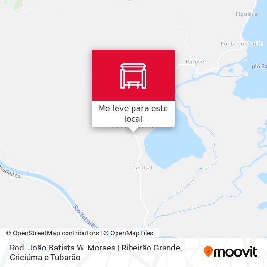 Rod. João Batista W. Moraes | Ribeirão Grande mapa