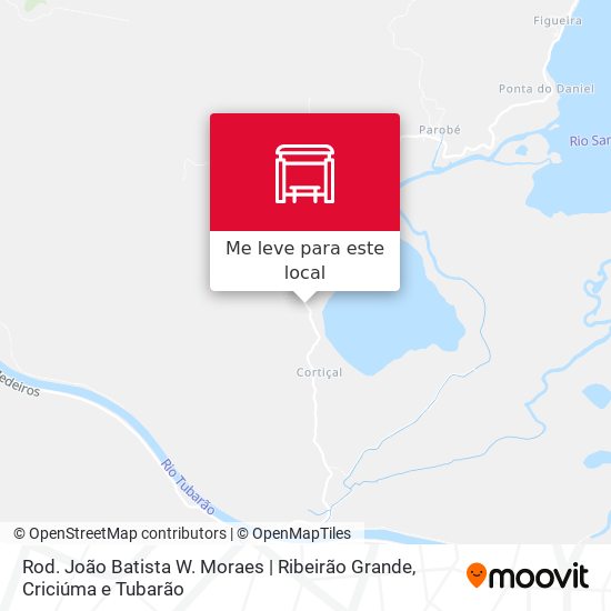 Rod. João Batista W. Moraes | Ribeirão Grande mapa