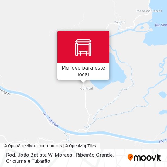 Rod. João Batista W. Moraes | Ribeirão Grande mapa