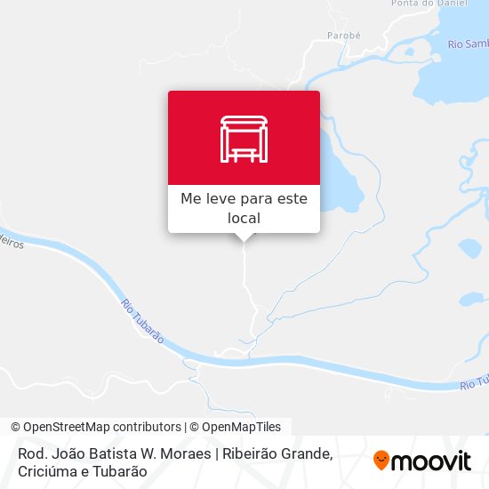 Rod. João Batista W. Moraes | Ribeirão Grande mapa
