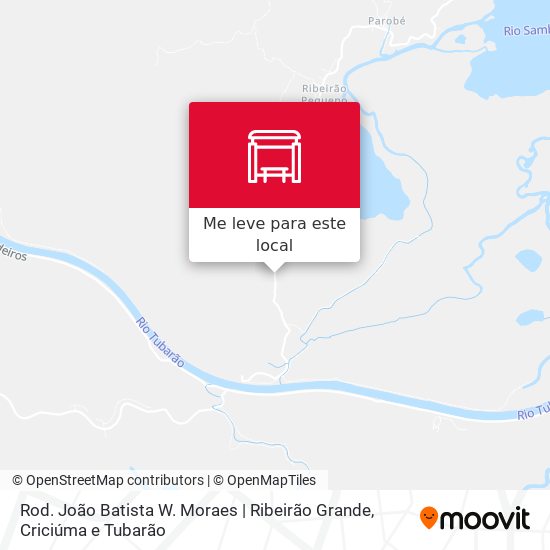 Rod. João Batista W. Moraes | Ribeirão Grande mapa