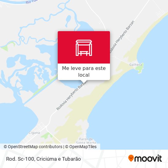 Rod. Sc-100 mapa