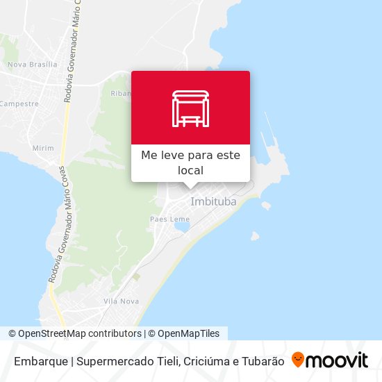Embarque | Supermercado Tieli mapa