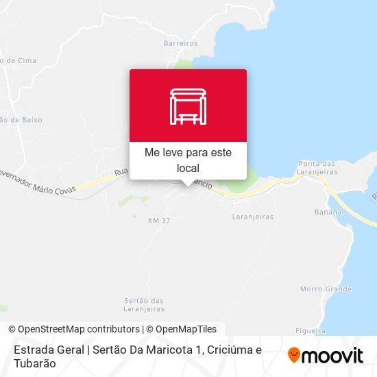 Estrada Geral | Sertão Da Maricota 1 mapa