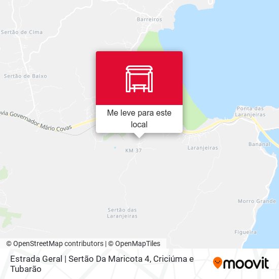 Estrada Geral | Sertão Da Maricota 4 mapa