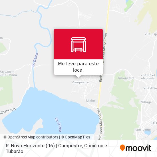 R. Novo Horizonte (06) | Campestre mapa
