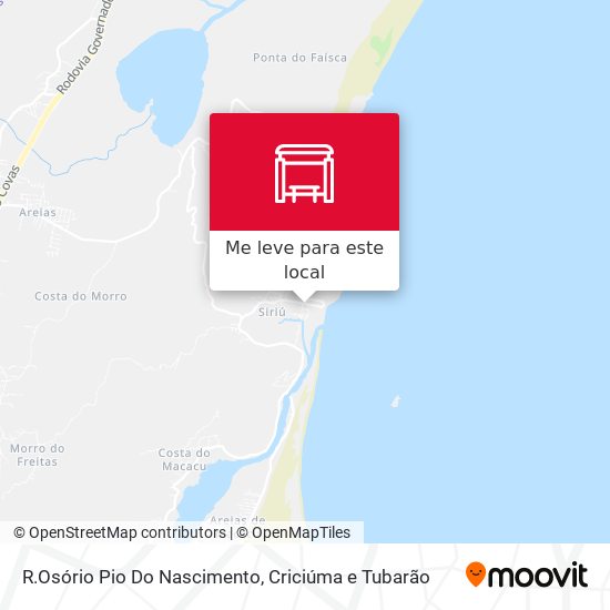R.Osório Pio Do Nascimento mapa