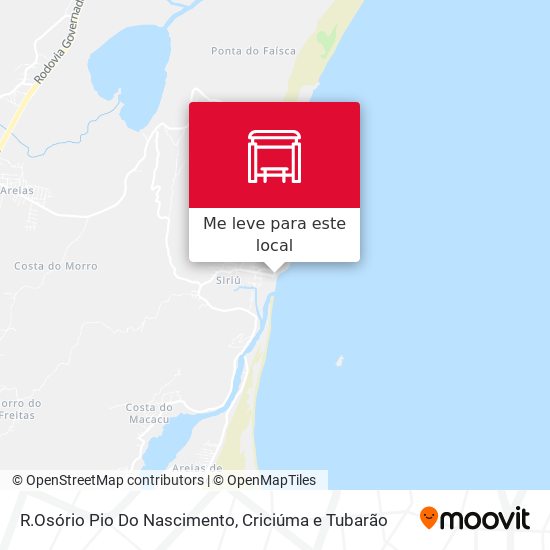 R.Osório Pio Do Nascimento mapa