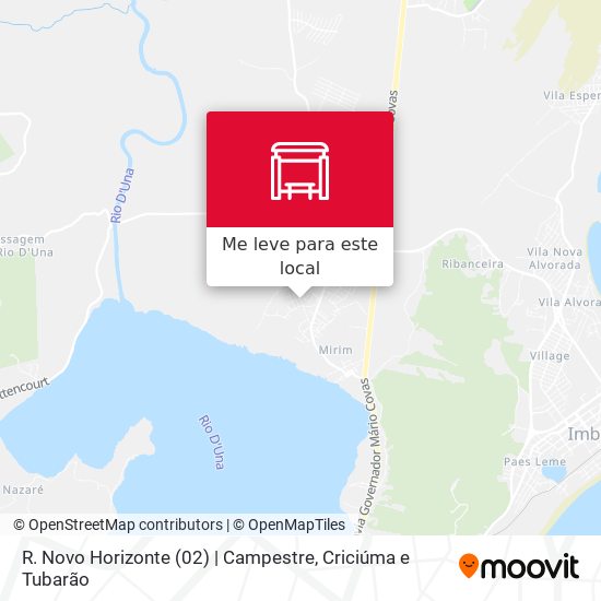 R. Novo Horizonte (02) | Campestre mapa