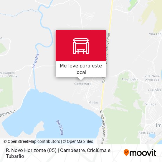 R. Novo Horizonte (05) | Campestre mapa