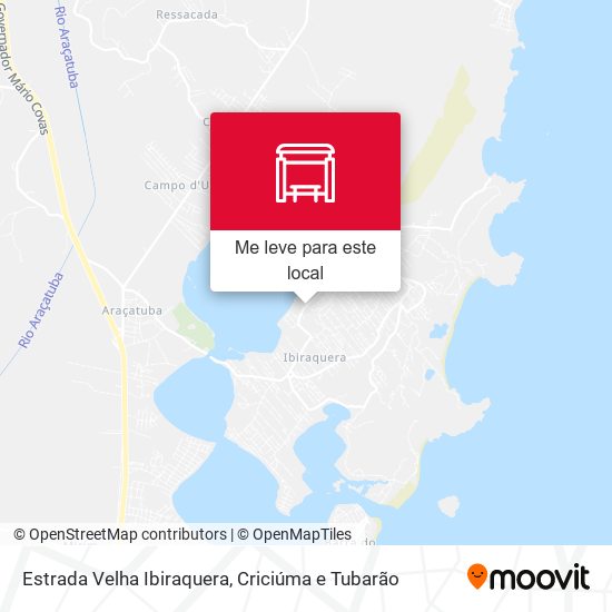 Estrada Velha Ibiraquera mapa