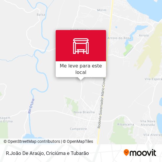 R.João De Araújo mapa