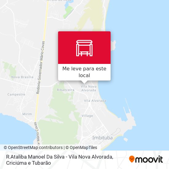 R.Ataliba Manoel Da Silva - Vila Nova Alvorada mapa