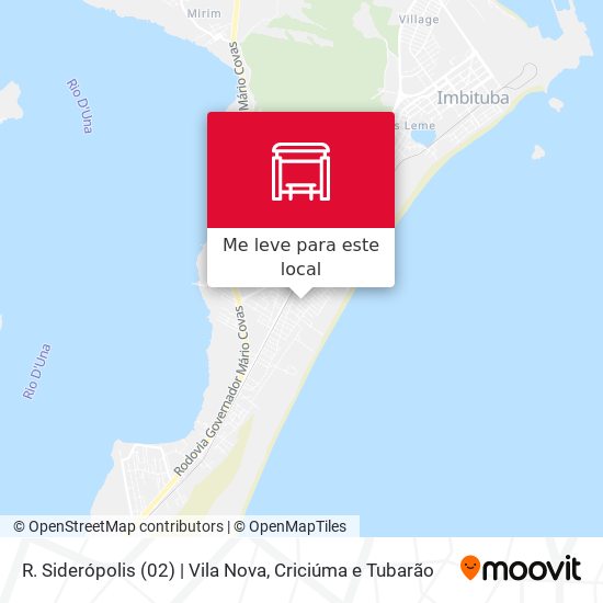 R. Siderópolis (02) | Vila Nova mapa