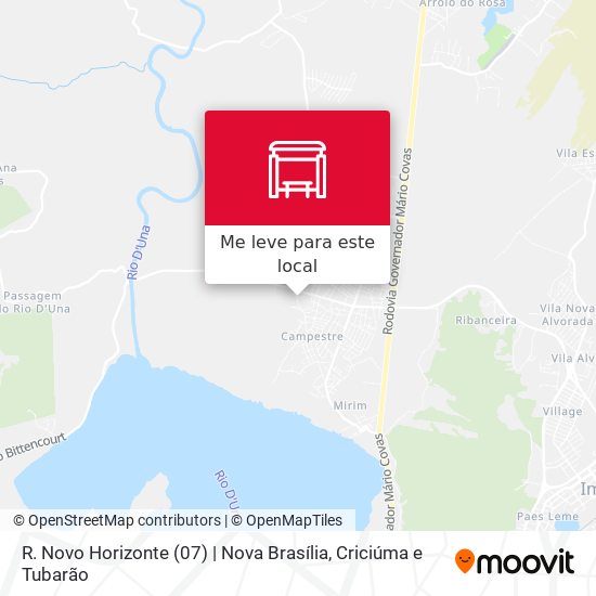 R. Novo Horizonte (07) | Nova Brasília mapa
