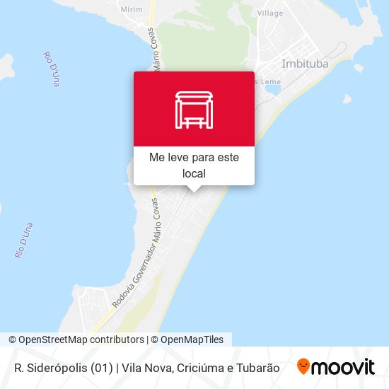 R. Siderópolis (01) | Vila Nova mapa