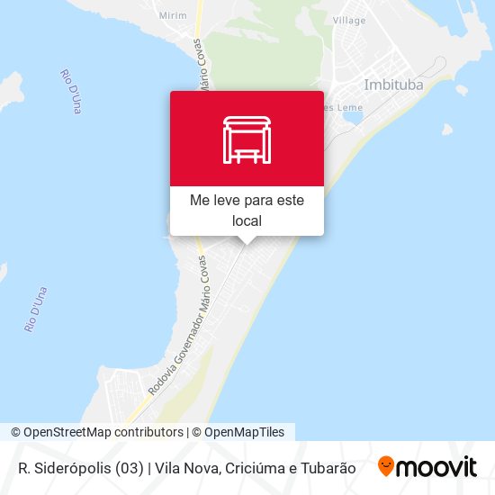 R. Siderópolis (03) | Vila Nova mapa