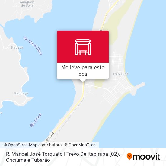 R. Manoel José Torquato | Trevo De Itapirubá (02) mapa